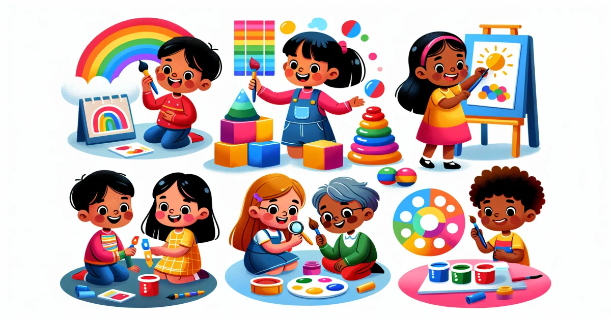 O Jogo das Cores: Estratégias Divertidas para Ensinar o Mundo Cromático aos Pequenos