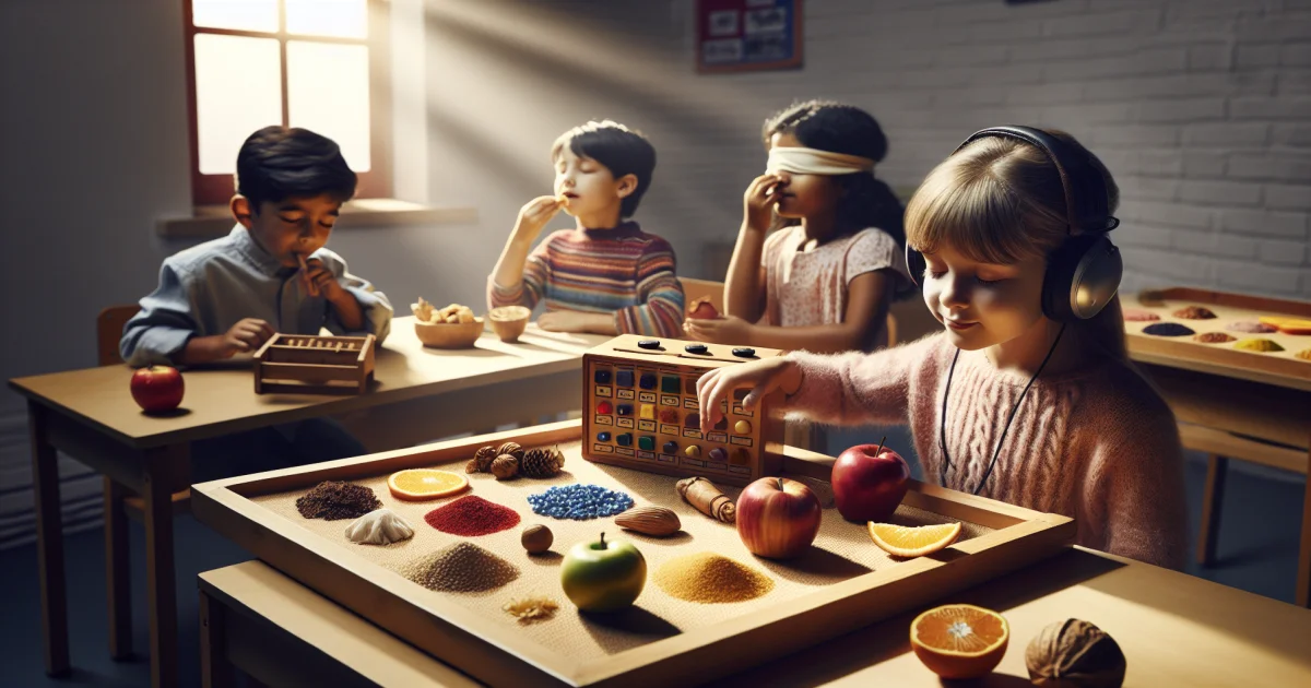 Aprendizagem Multissensorial: Como Objetos Cotidianos Transformam-se em Ferramentas Educativas