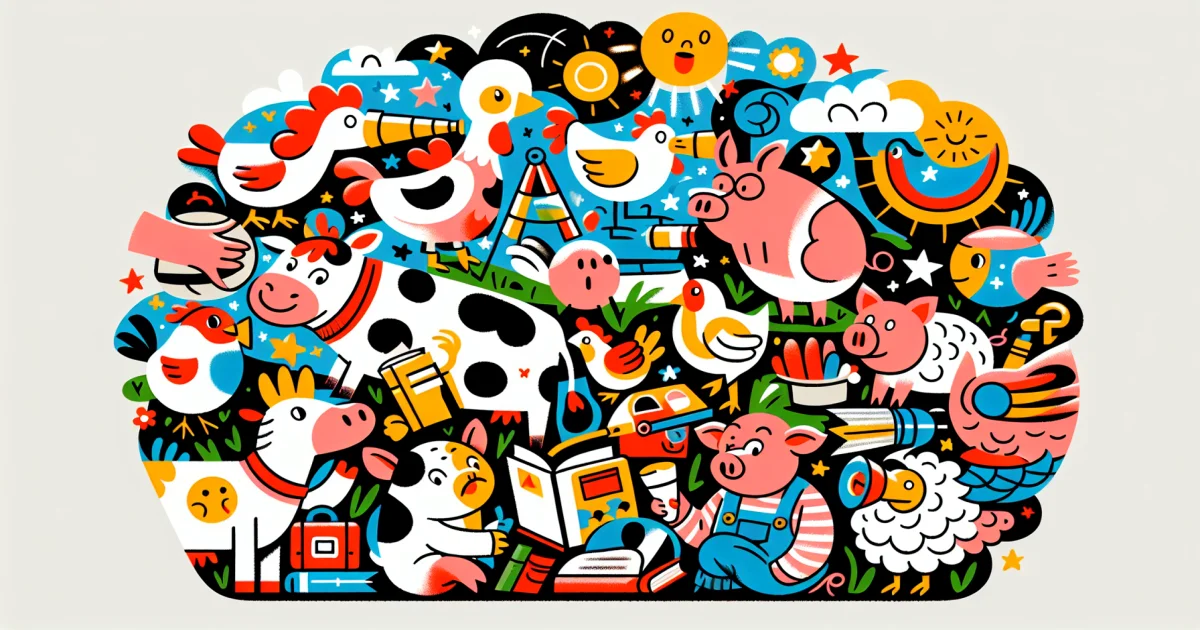 Animais da Fazenda: Um Universo de Aprendizado para os Pequenos Exploradores