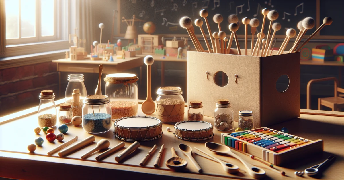 Brinquedos Sonoros Caseiros: Criando Instrumentos Musicais para Estimular o Aprendizado
