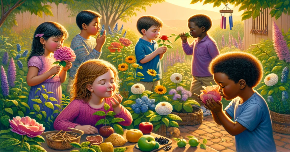 Jardim dos Cinco Sentidos: Promovendo Aprendizagem Sensorial na Educação Infantil