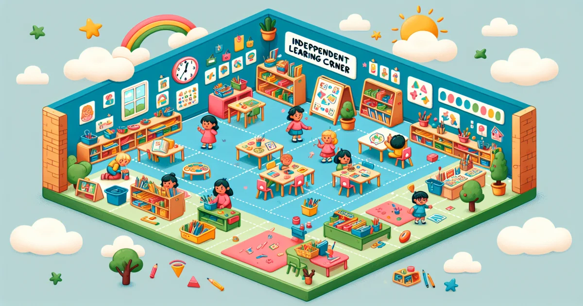 Cantinhos de Aprendizagem Autônoma: Desenvolvendo Independência na Educação Infantil