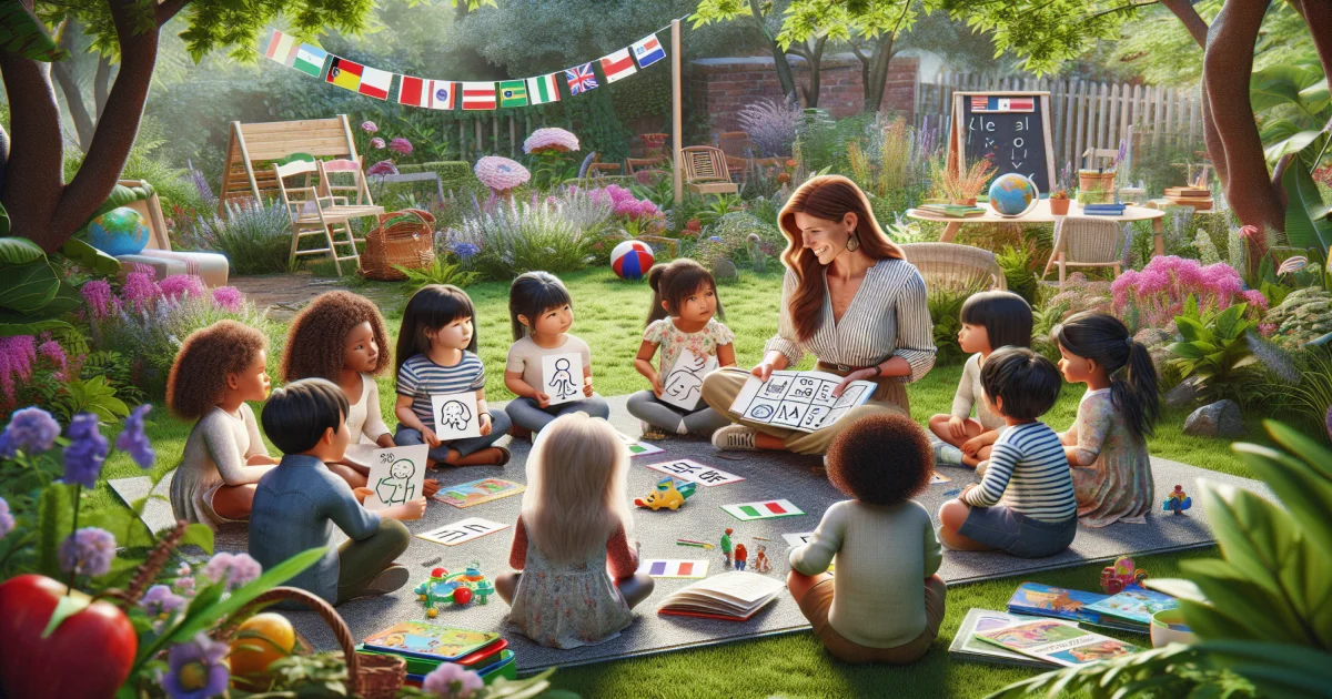 Jardim dos Idiomas: Estimulando o Bilinguismo na Primeira Infância