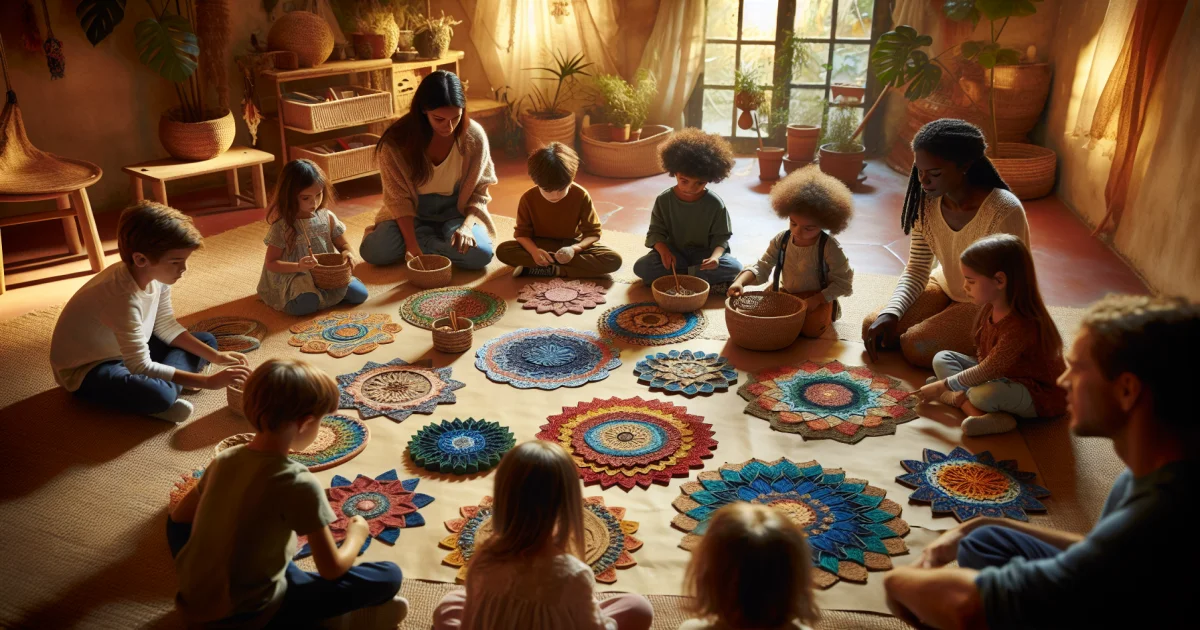Mandalas Sensoriais: Desenvolvendo Concentração e Criatividade na Educação Infantil