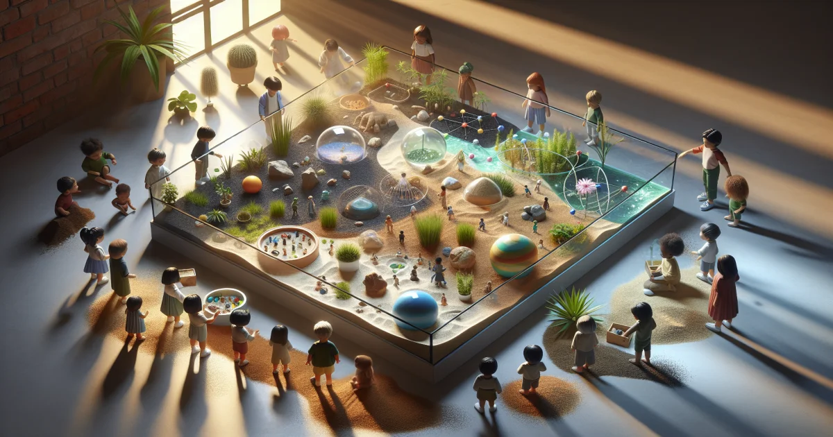Bandejas de Exploração: Universos Miniatura para Descobertas Sensoriais e Cognitivas