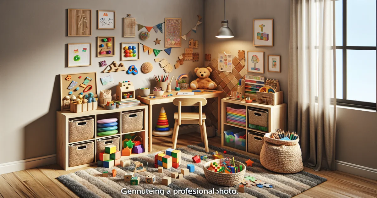 Espaços de Descoberta: Transformando Cantos da Casa em Centros de Aprendizado Sensorial