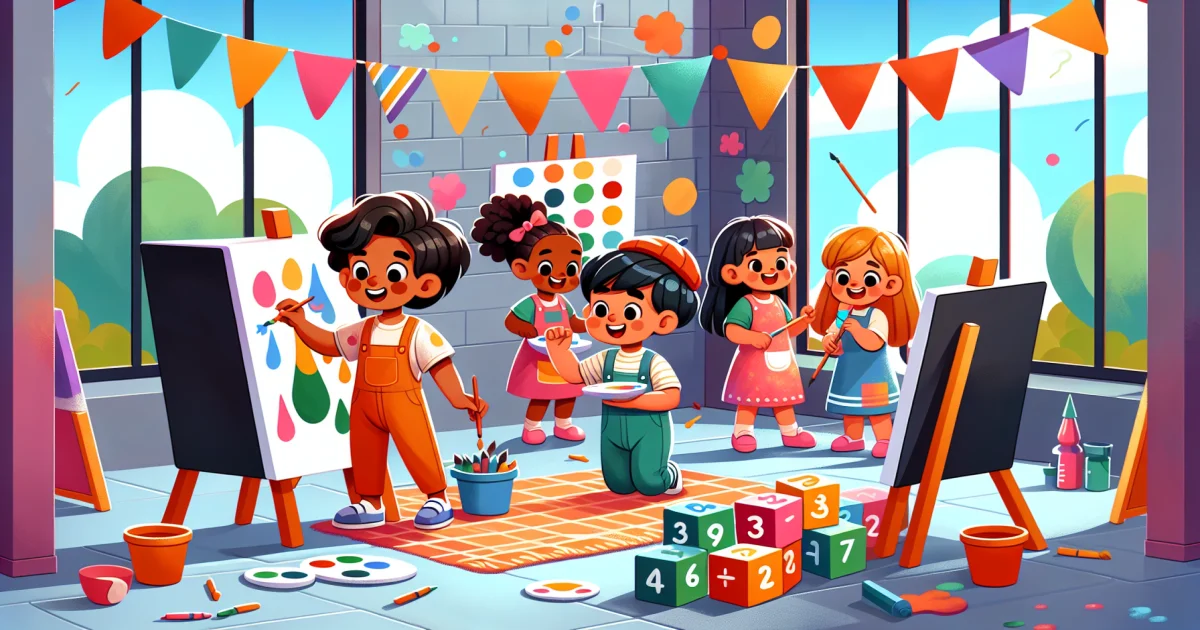 Pequenos Artistas, Grandes Matemáticos: Transformando a Arte em Conceitos Numéricos