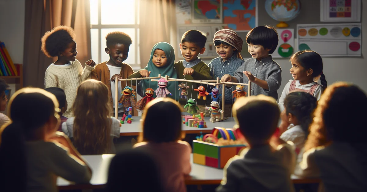 Teatrinho de Marionetes: Desenvolvendo Linguagem e Expressão Criativa na Educação Infantil