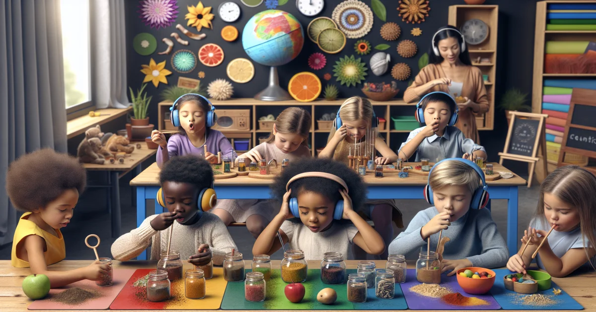 Aprendizado Através dos Cinco Sentidos: Expandindo a Percepção Infantil com Experiências Cotidianas