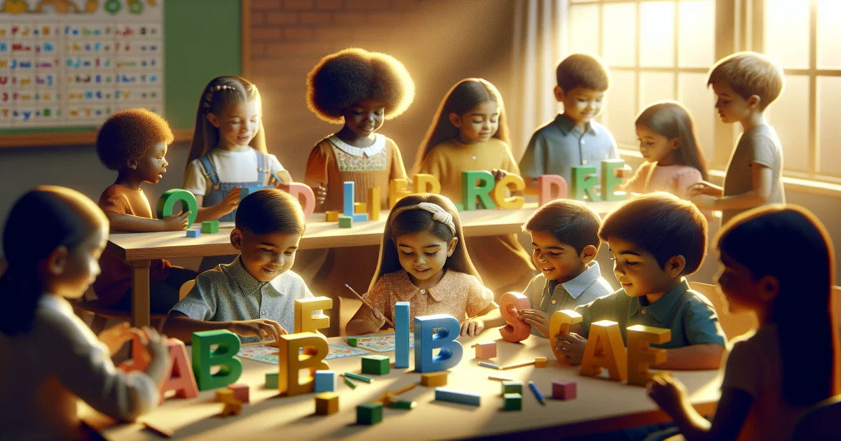 Alfabeto Tridimensional: Explorando Letras com Construções e Modelagens