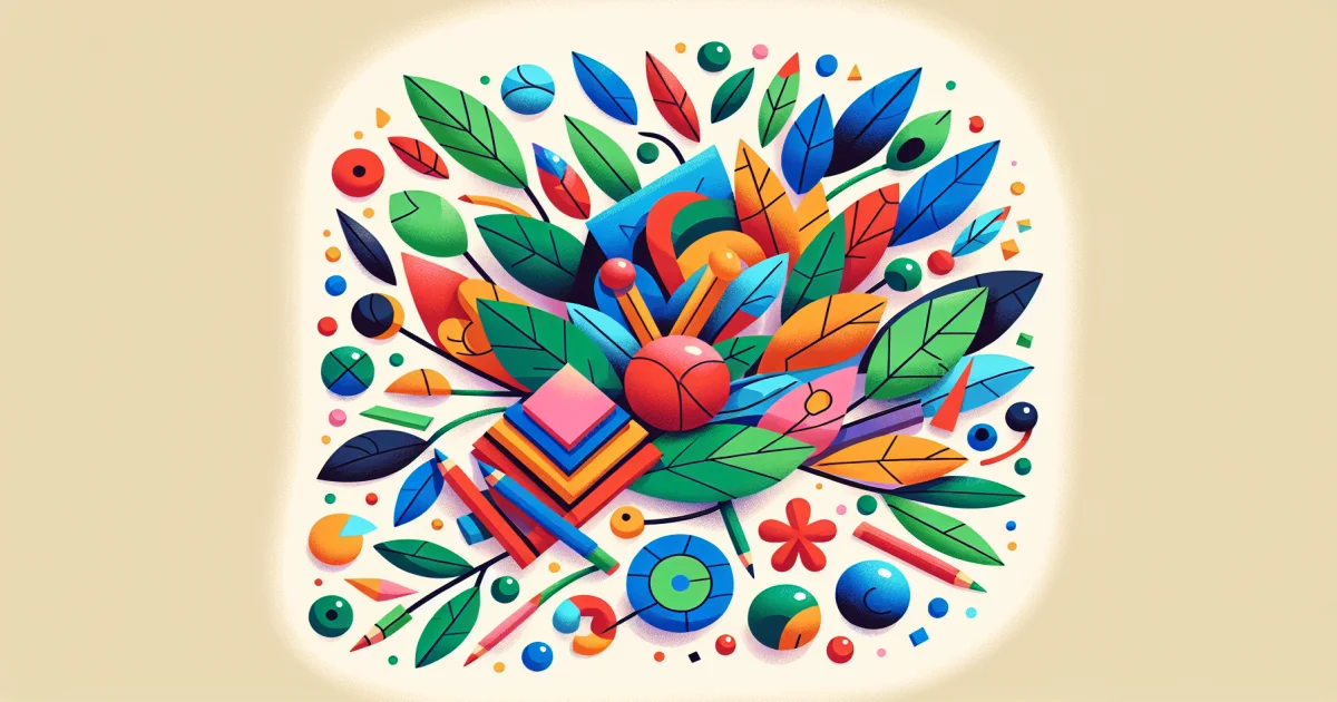 Cantinhos Artísticos: Explorando Cores e Formas com Materiais Alternativos