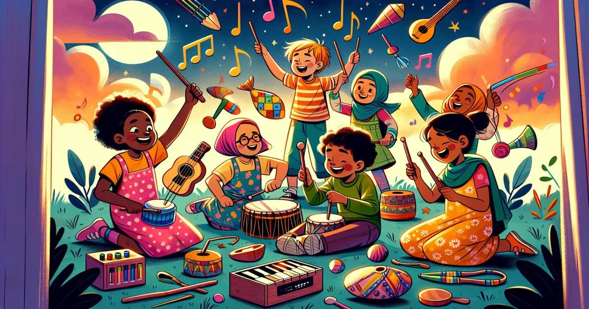 Instrumentos Caseiros: Explorando Sons e Ritmos no Desenvolvimento Musical Infantil