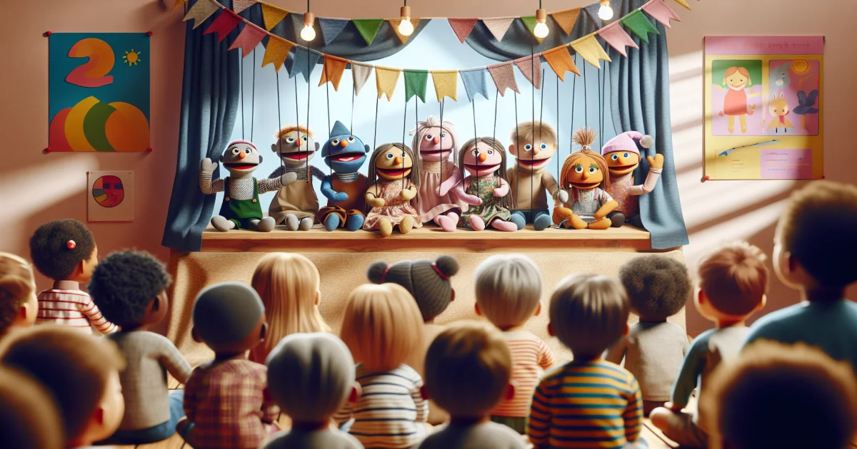 Teatrinho de Fantoches Educativo: Transformando Panos em Personagens que Ensinam