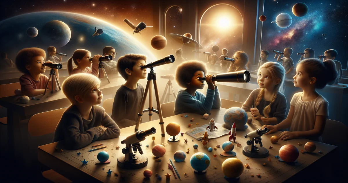 Exploração Espacial Infantil: Transformando Astronomia em Aventuras de Aprendizado