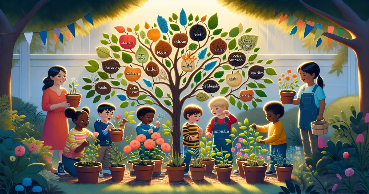 Árvores de Linguagem: Cultivando Vocabulário Através da Metáfora Botânica