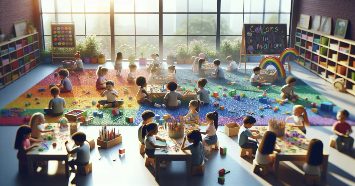 Cores em Movimento: Brincadeiras Ativas que Estimulam o Aprendizado Cromático