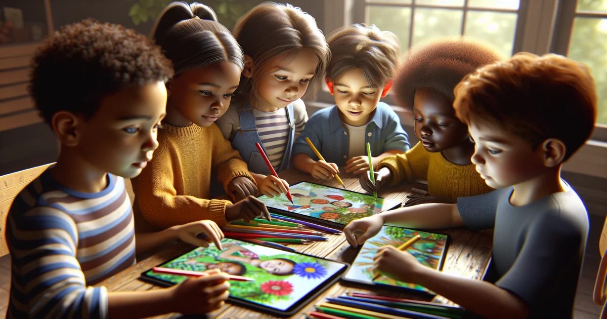 Pintura Digital na Infância: Mesclando Tecnologia e Arte para Potencializar o Aprendizado