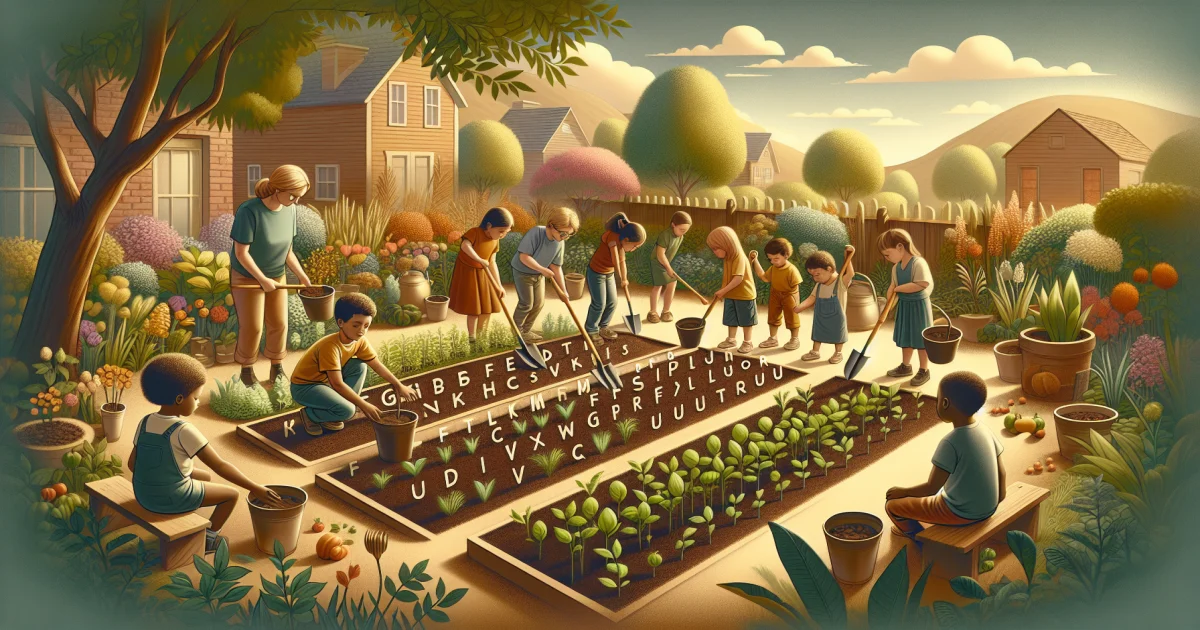 Jardins Alfabéticos: Plantando Sementes de Conhecimento na Infância