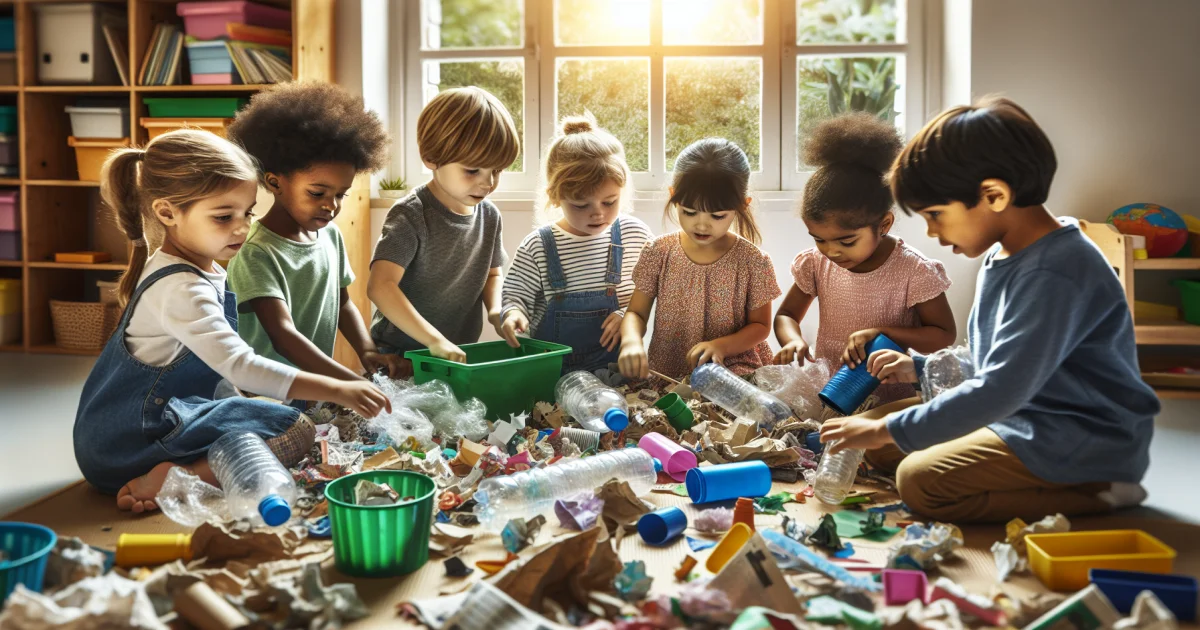 Aprendizado Através de Materiais Sensoriais Reciclados: Conectando Sustentabilidade e Educação Infantil