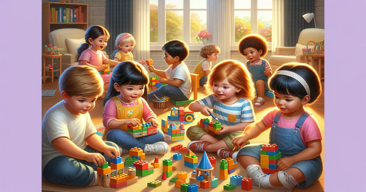 Pequenos Construtores de Linguagem: Desenvolvendo Vocabulário com Blocos e Construções