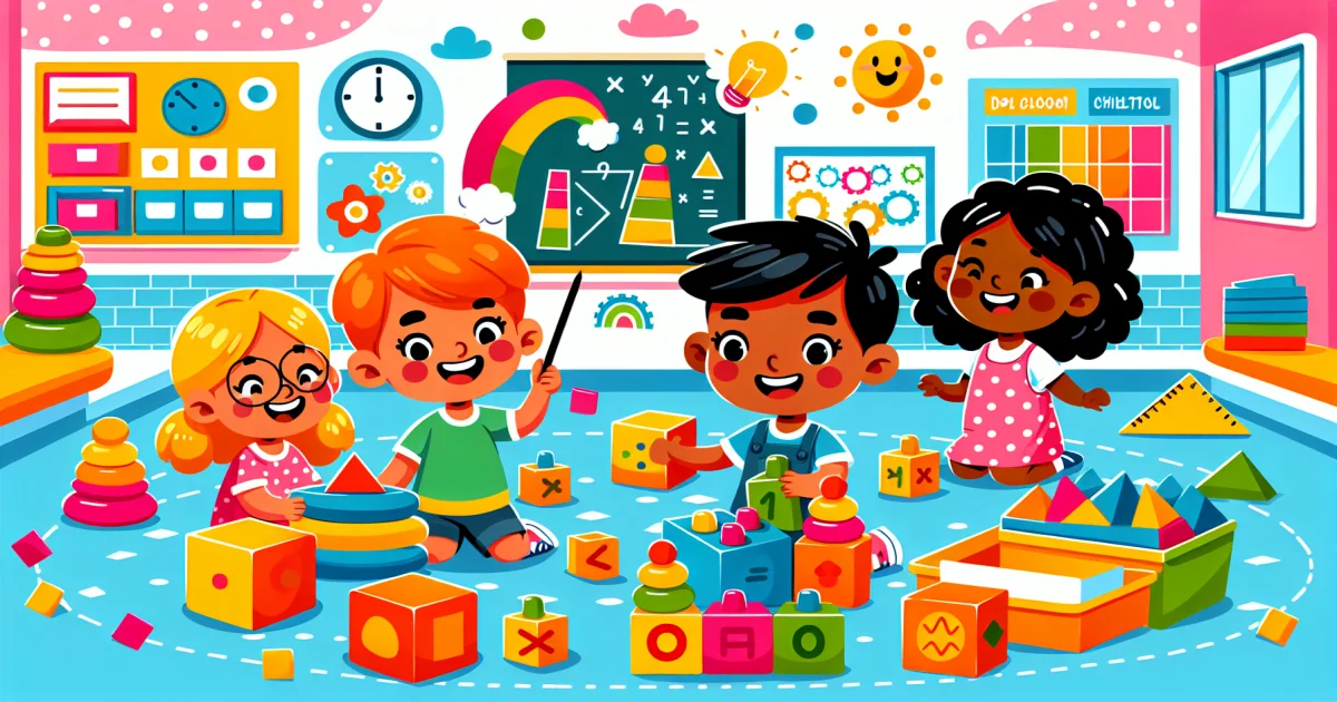 Aprendizado Espacial: Explorando Conceitos Matemáticos com Blocos de Construção