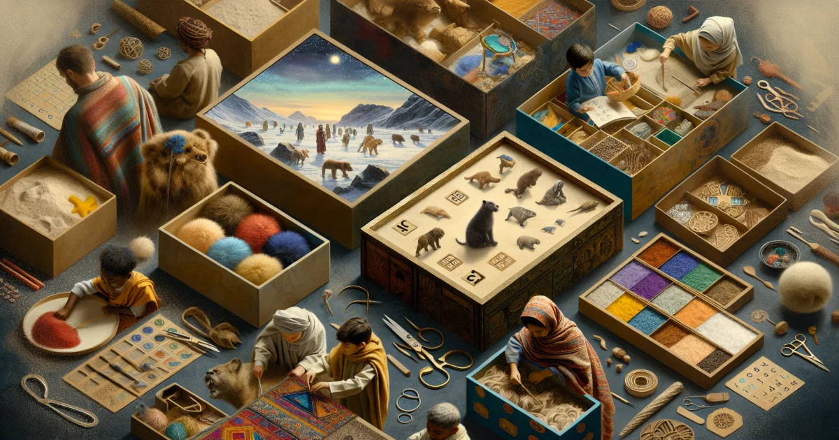 Aventuras Táteis: Caixas de Textura para Explorar o Alfabeto