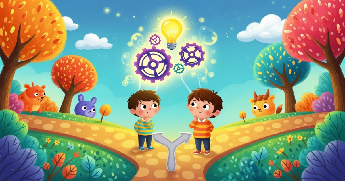 Jogos de Flexibilidade Cognitiva: Ensinando Crianças a 'Mudar de Ideia' Brincando