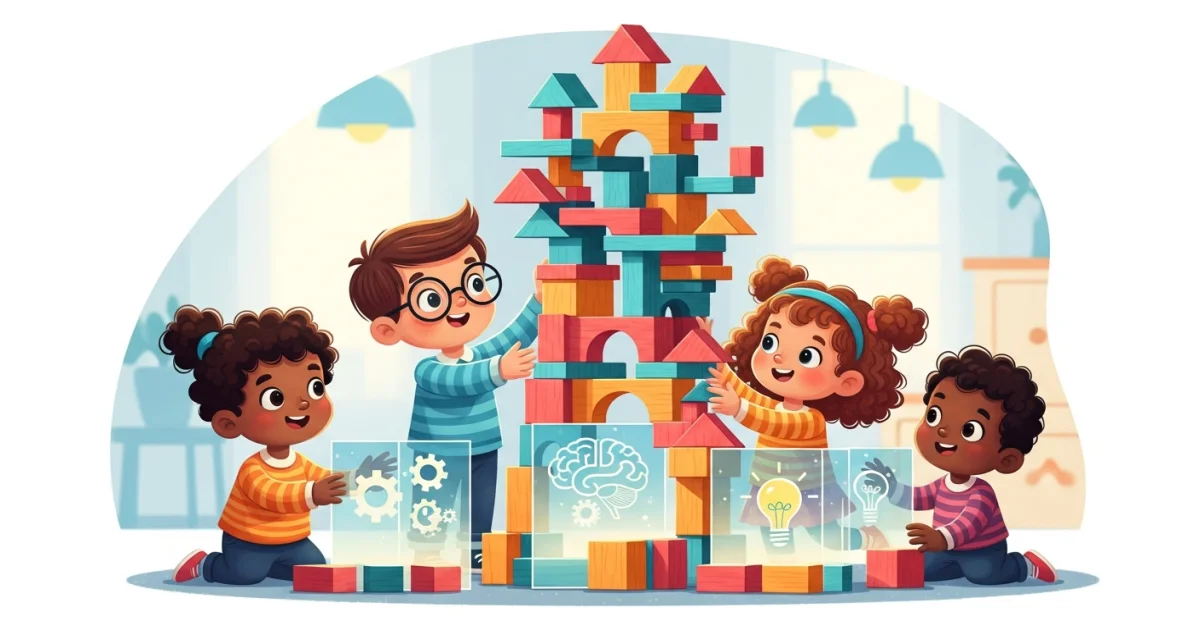 Pequenos Arquitetos do Cérebro: Como Blocos de Montar Desenvolvem Funções Executivas