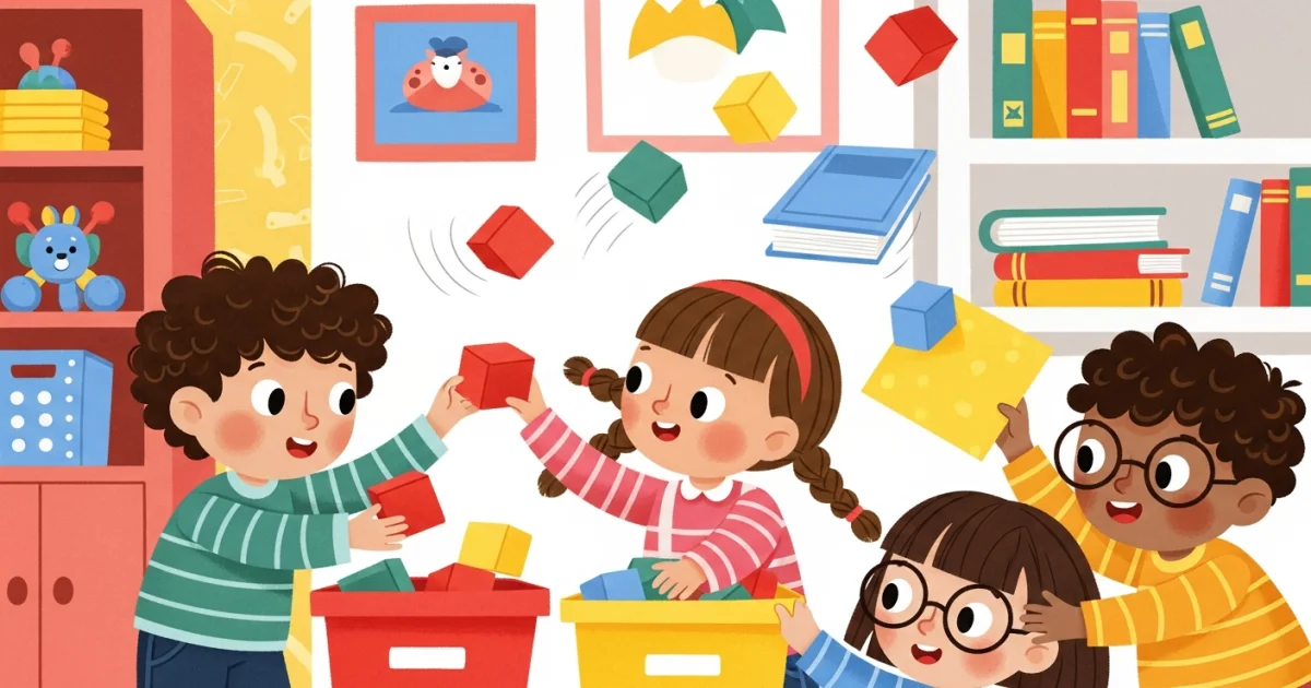 Missão Arrumação: Como a Hora de Guardar Brinquedos Desenvolve os Superpoderes do Cérebro Infantil