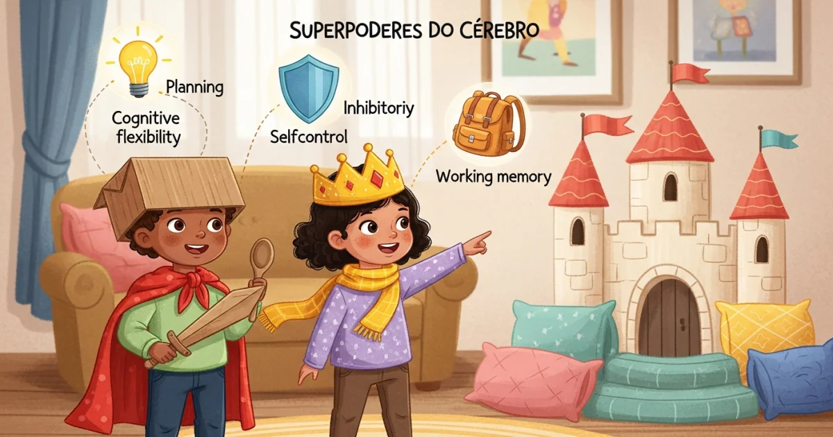 Heróis da Narrativa: Como o Faz de Conta Desenvolve os Superpoderes da Mente Infantil