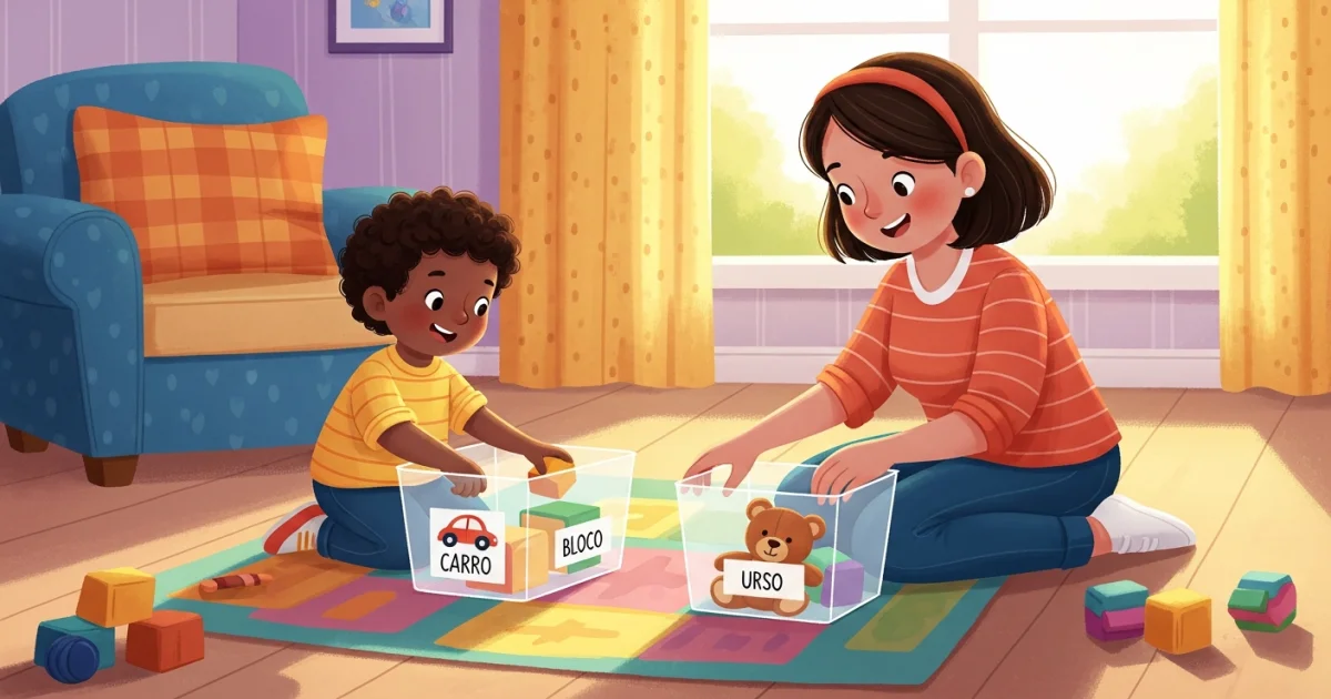 A Ordem Mágica da Brincadeira: Como Organizar Brinquedos Desenvolve o Cérebro Infantil