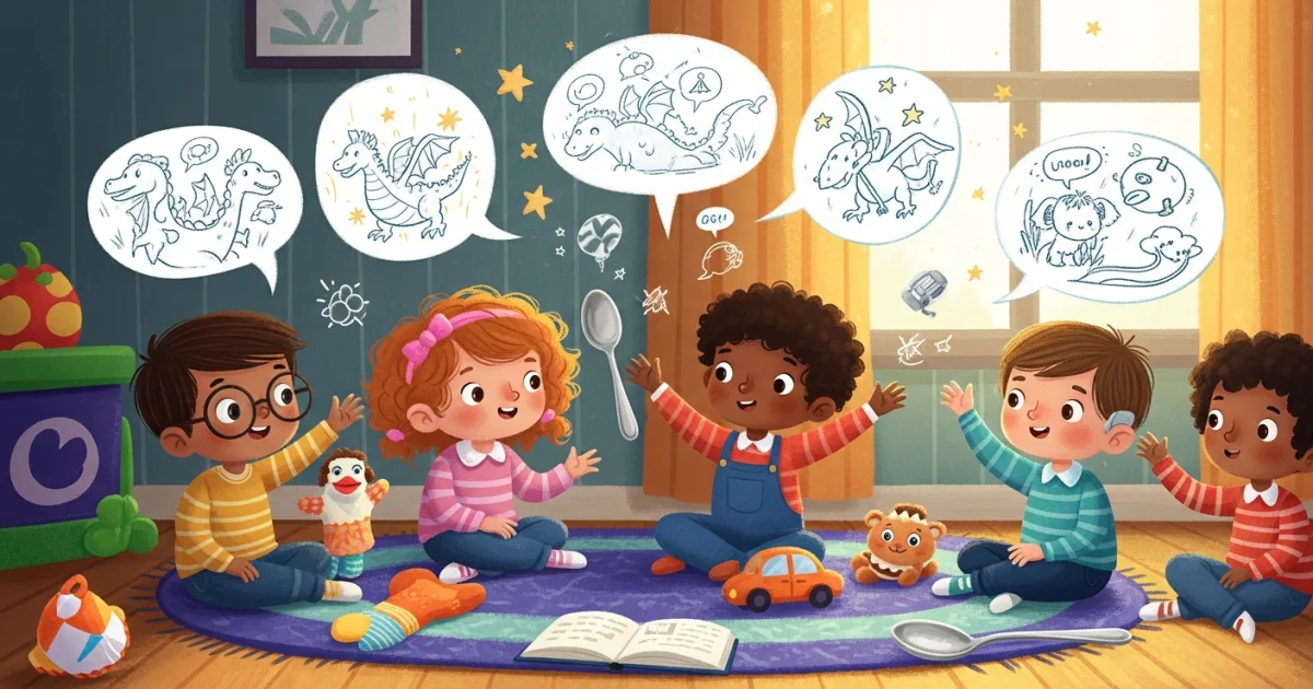 Pequenos Contadores de Histórias: Como Transformar Conversas em Aventuras e Desenvolver o Cérebro Infantil