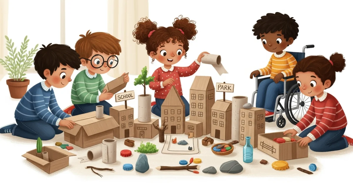 Construindo Mundos em Miniatura: Como Mapas e Maquetes Desenvolvem o Superpoder do Raciocínio Espacial