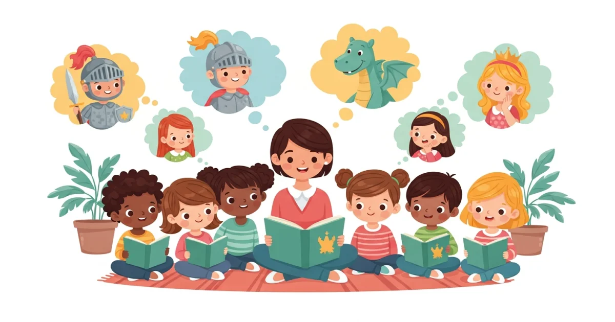 A Janela Mágica da Mente: Como a Contação de Histórias Desenvolve a 'Leitura de Pensamentos' Infantil (Teoria da Mente)