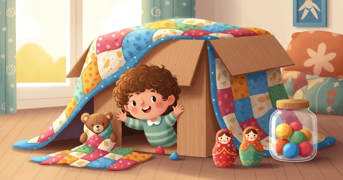 A Mágica das Caixas e Cobertores: Decifrando o Esquema de 'Envelopar' no Brincar Infantil