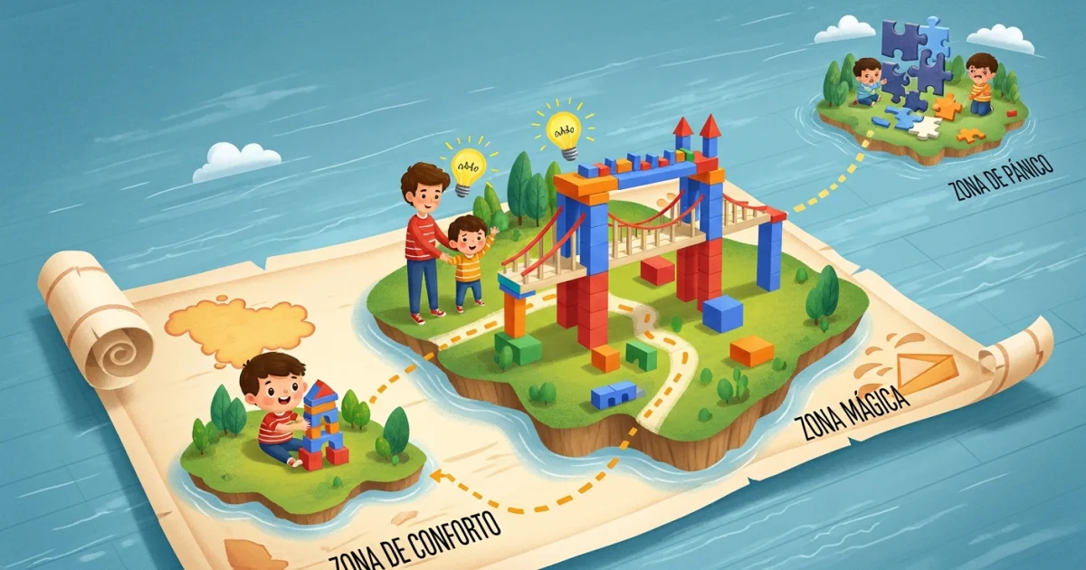 O Mapa do Tesouro do Aprendizado: Como Encontrar a 'Zona Mágica' do Desenvolvimento do seu Filho